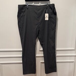 Glideactive Men’s Pants 4XL-30 Dark Gray Cargo Pocket Outdoor Hiking NWT